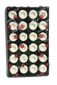 פבלובה עגול לבן 15 יח' במארז