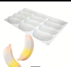 תבנית סיליקון בננה