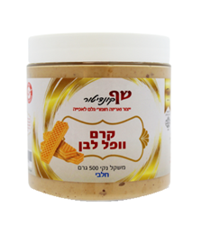קרם וופל לבן חלבי